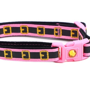 Christmas Cat Collar Pink Santa Belt Breakaway Safety B109D243 image 7