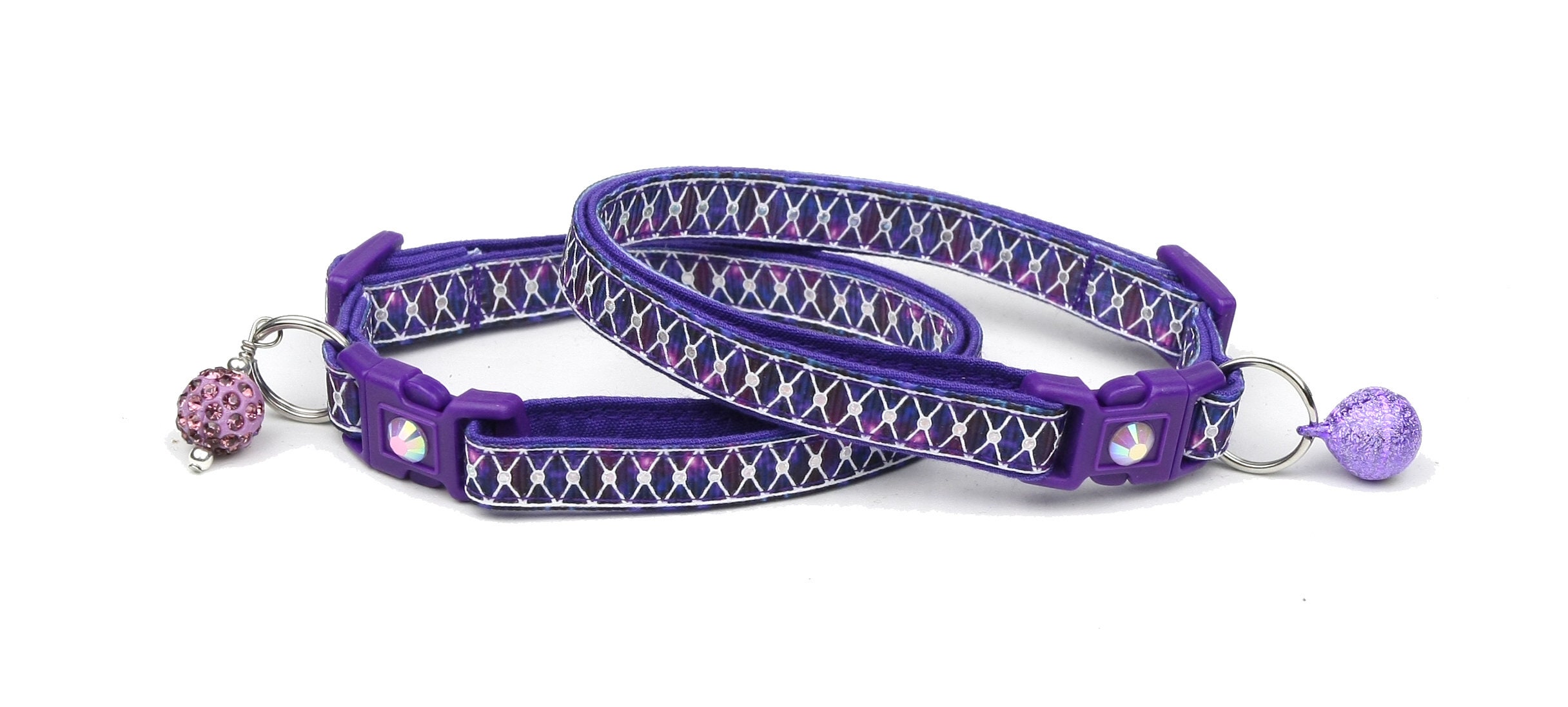 amethyst cat collar