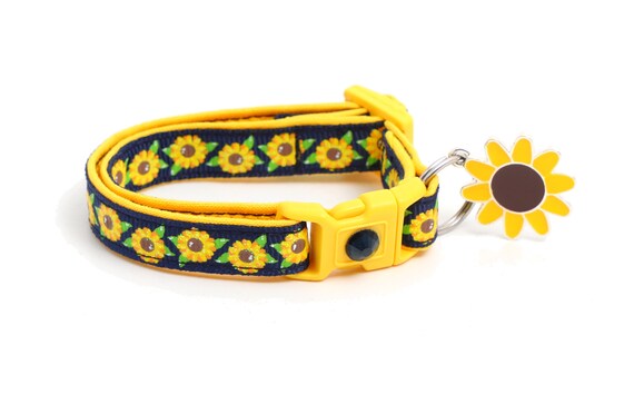 sunflower cat collar