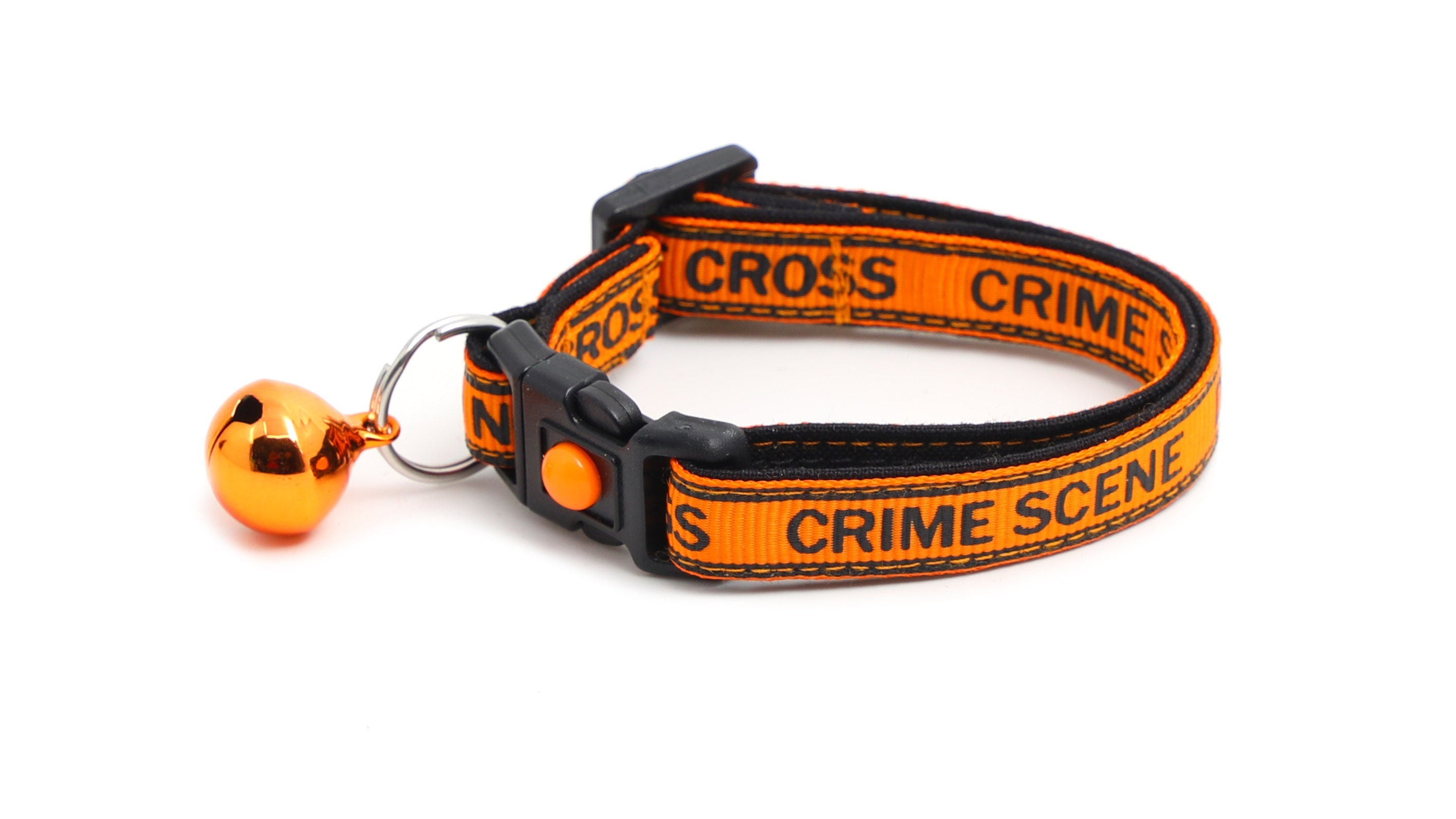 Buckle-Down Hundeleine „Tatort Do Not Cross“ – 1,8 M Lang, 2,4 Cm Breit, Gelb/Schwarz