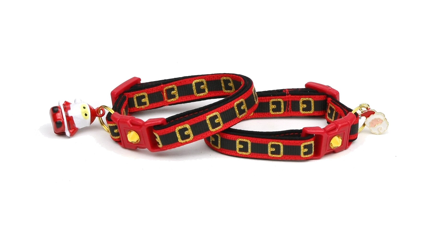 Christmas Cat Collar - Here Comes Santa Claus - Small Cat ...