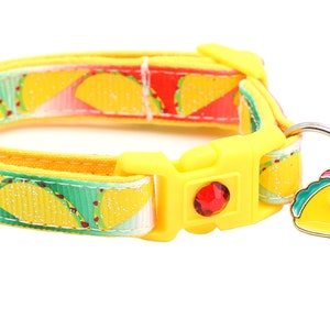 Taco Cat Collar - Tacos on Mexico - Breakaway Safety - B118D239