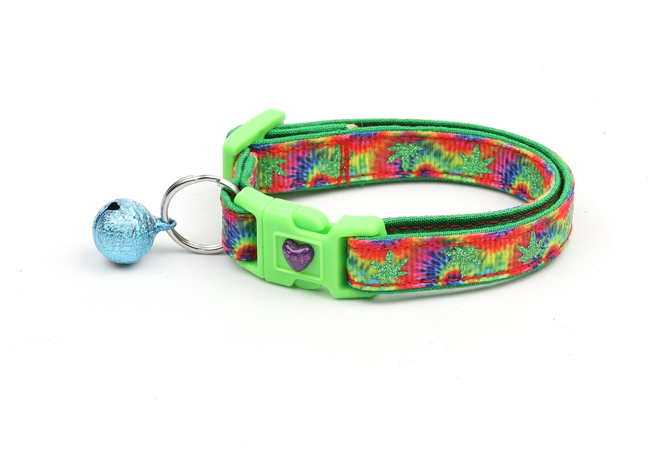 tie dye cat collar