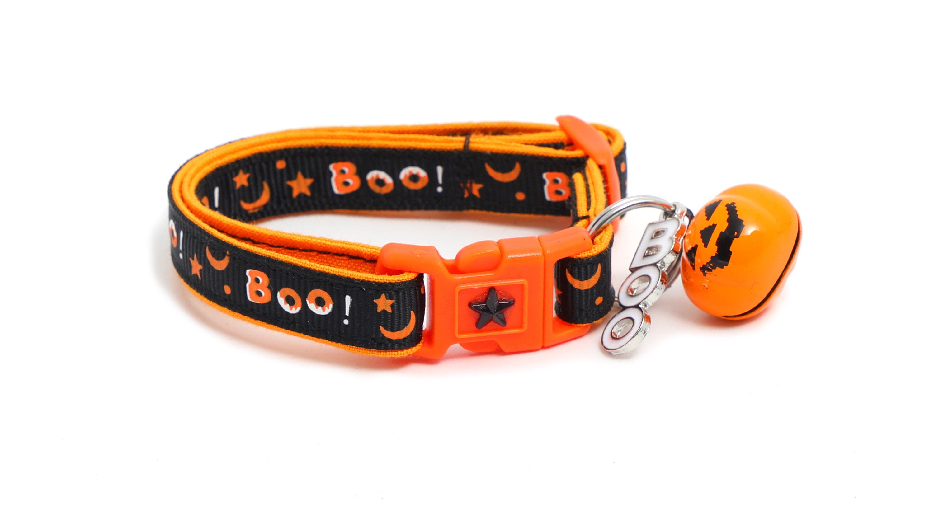 2x CENCERY Halloween Katzenhalsband - Verstellbar Mit Fledermaus-Fliege & Glocke