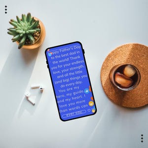 Happy Father&#39;s Day e-card, Digital Card, Instant Download, Digital Father&#39;s Day Greeting Card, Animated Father&#39;s Day Card