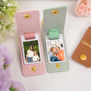 カスタム写真キーホルダー、パーソナライズされたキーホルダー、お母さん、おばあちゃん、おばあちゃんへのフォトアルバムギフト、カスタム写真ギフト、彼女へのパーソナライズギフト
