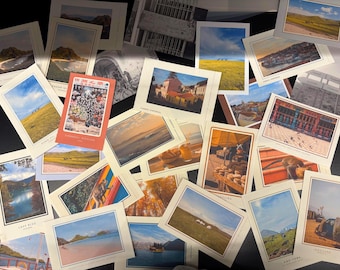 Postales fotográficas personalizadas, recuerdo vintage personalizado, juego de 5, regalo para envíos a larga distancia
