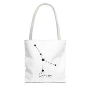 Cancer Constellation Tote Bag: Zodiac Astrology Gift