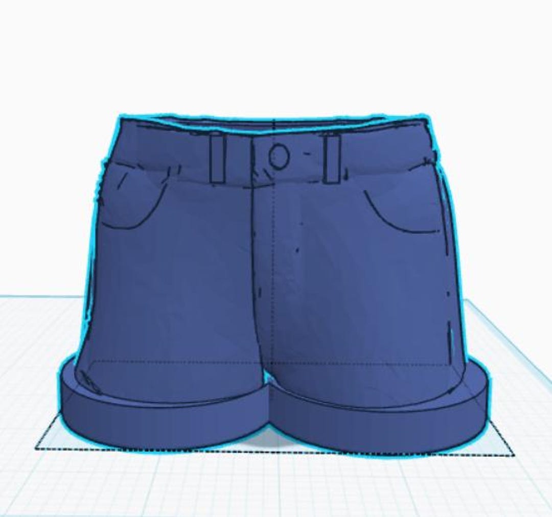 Jean Shorts (jorts) Vase -3D Print STL File Download - Etsy