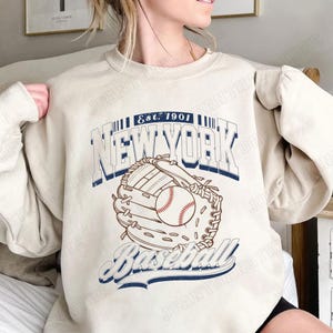 New York Baseball Png, Vintage New York Baseball Lover Png, Vintage Baseball Fan Png, Retro New York Ice Baseball Prezent, Prezent Dla Niego, Syn.