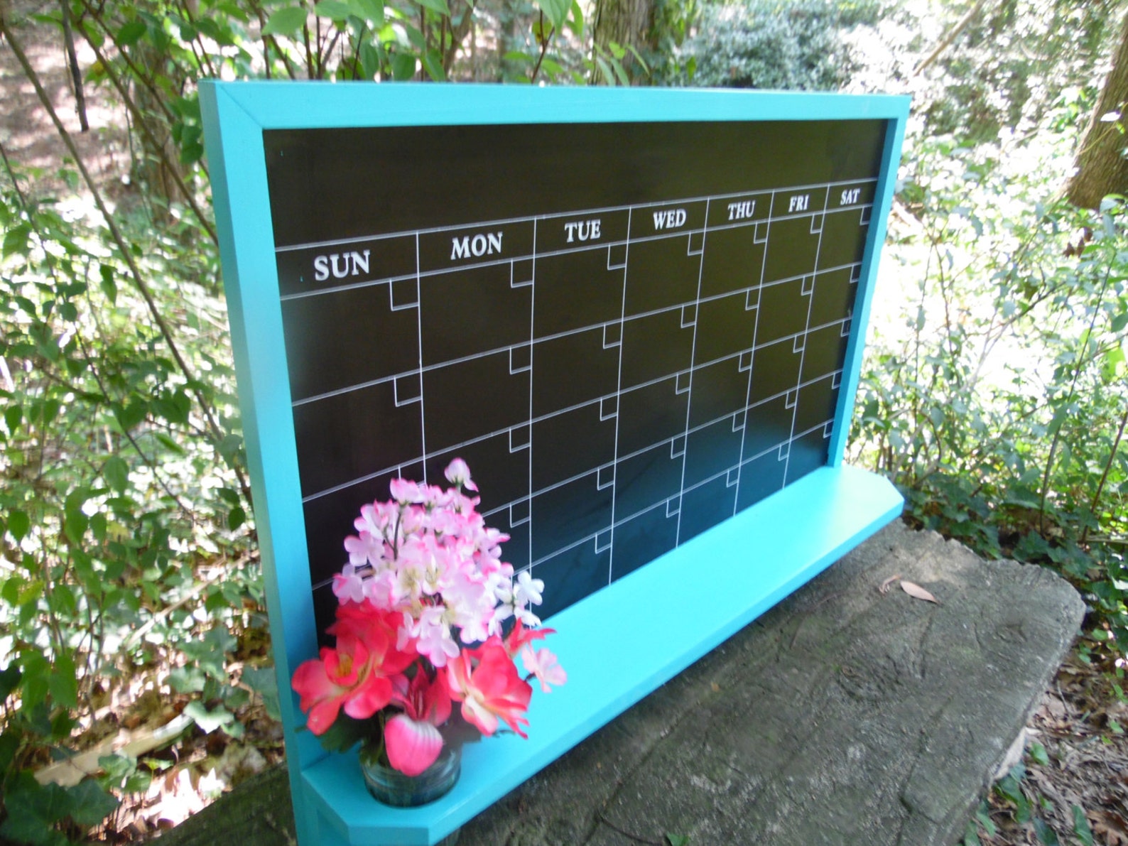 Large Chalkboard Calendar/ Message Board/office Decor/kitchen Etsy