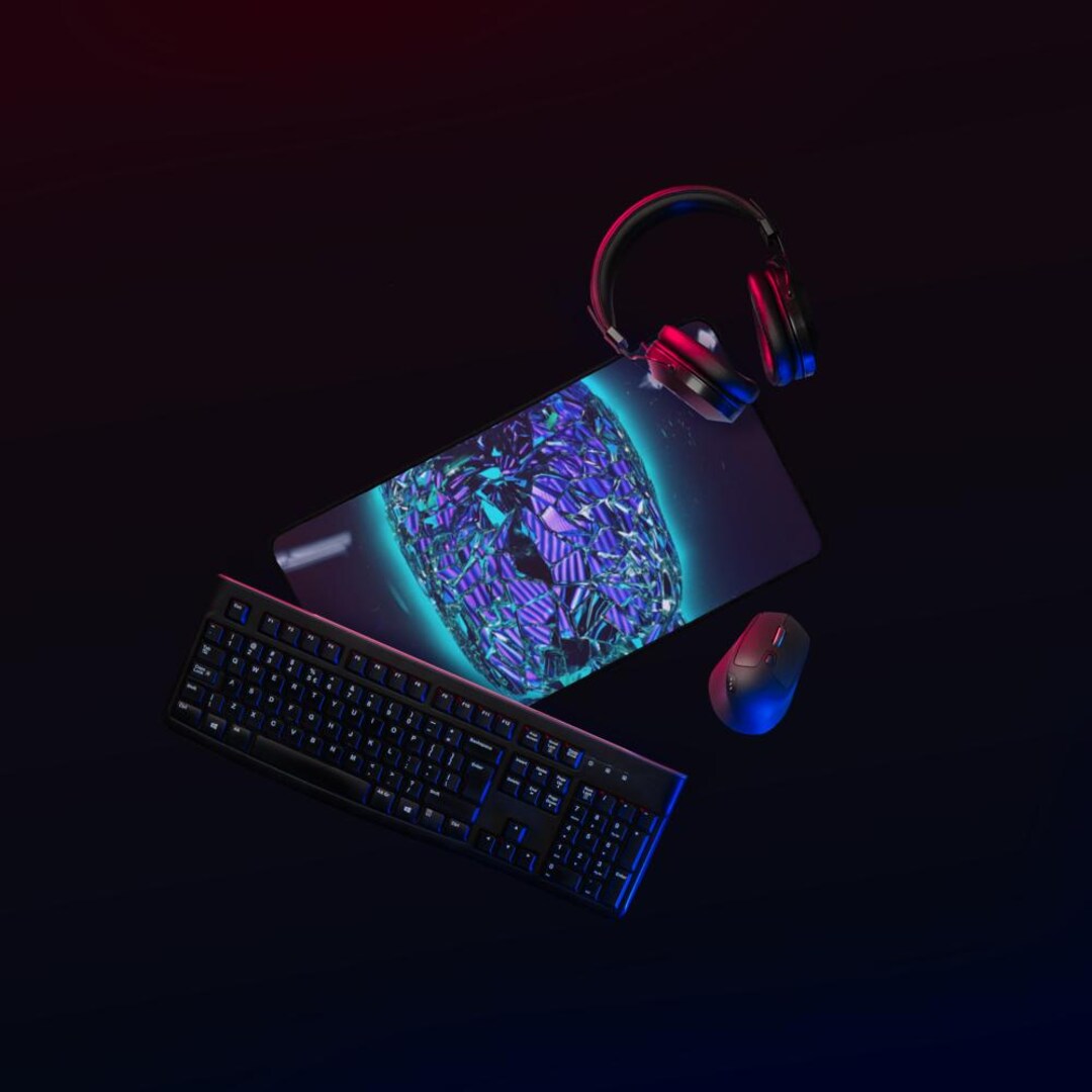 Cool Desk Mat Gift For Men Gamer Son Dad Cyberpunk Style Mouse Pad For cool-desk-mat-gift-for-men-gamer-son-dad-cyberpunk-style-mouse-pad-for