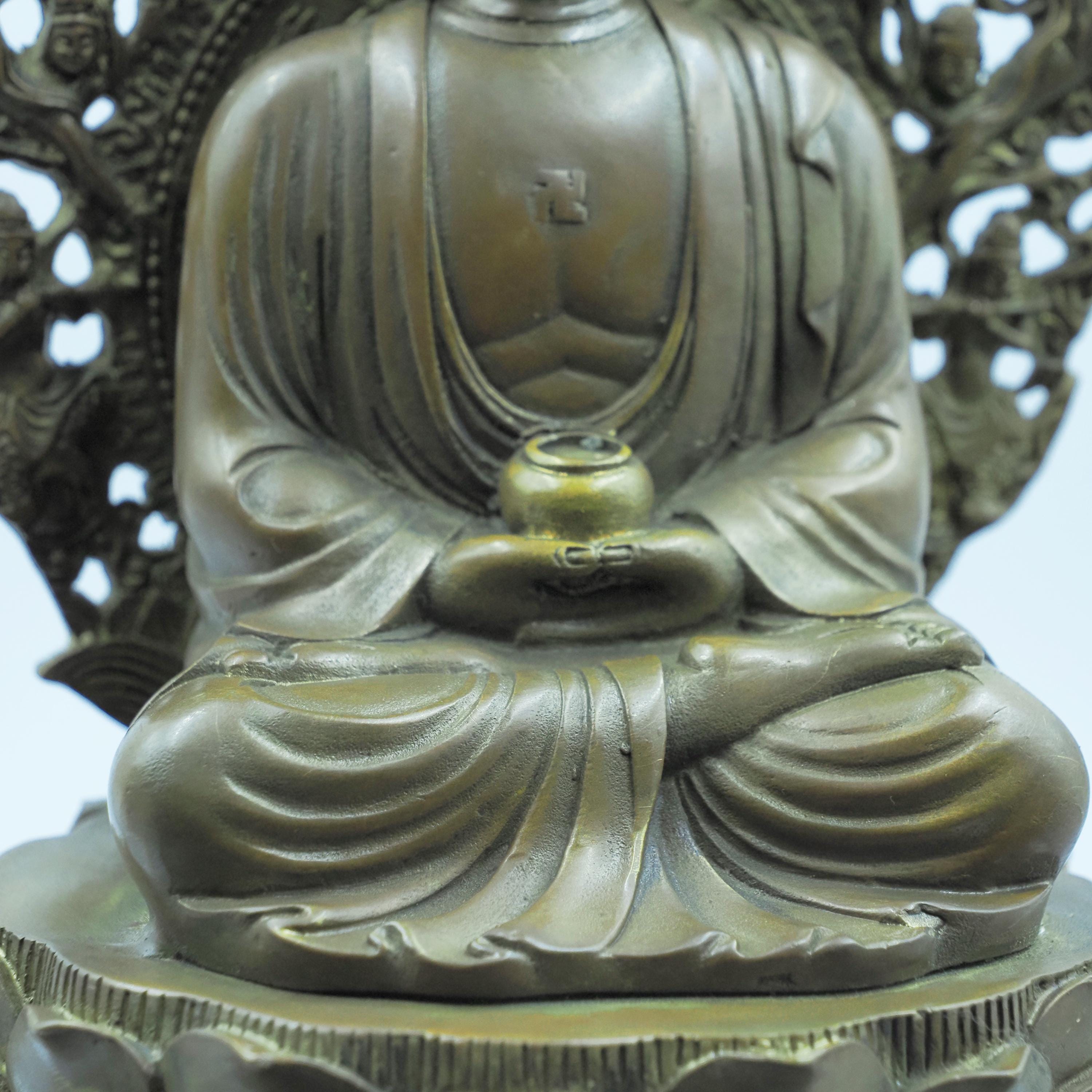 仏像 置物 | 大日如来（インテリア・寝具・収納）の通販 銅像 銅製 