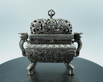 銅製香立て、銅製香炉、銅製香炉、香炉 - Etsy 日本