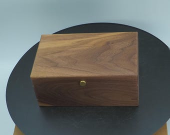 木箱 / 10x5x5インチ / 収納ボックス / ダークブラウン - Etsy 日本