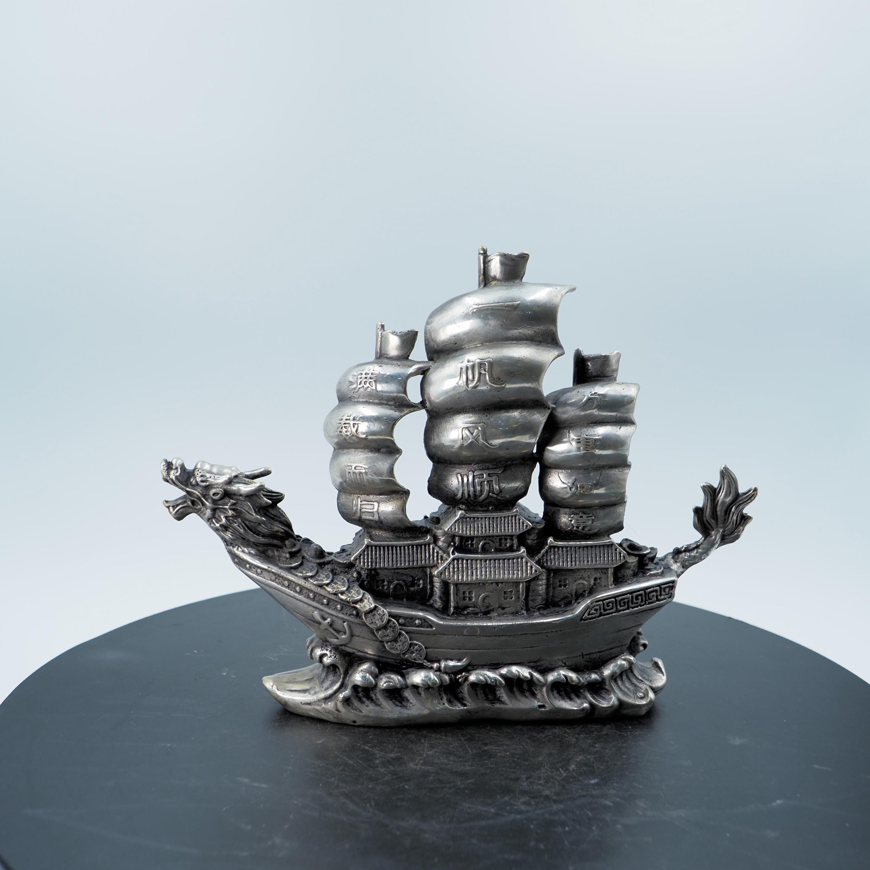 銅器 順風満帆 龍頭帆船 置物 書道具 文房具 装飾品 現代工芸品 美術品 il_fullxfull.7253705963_3bmq.jpg