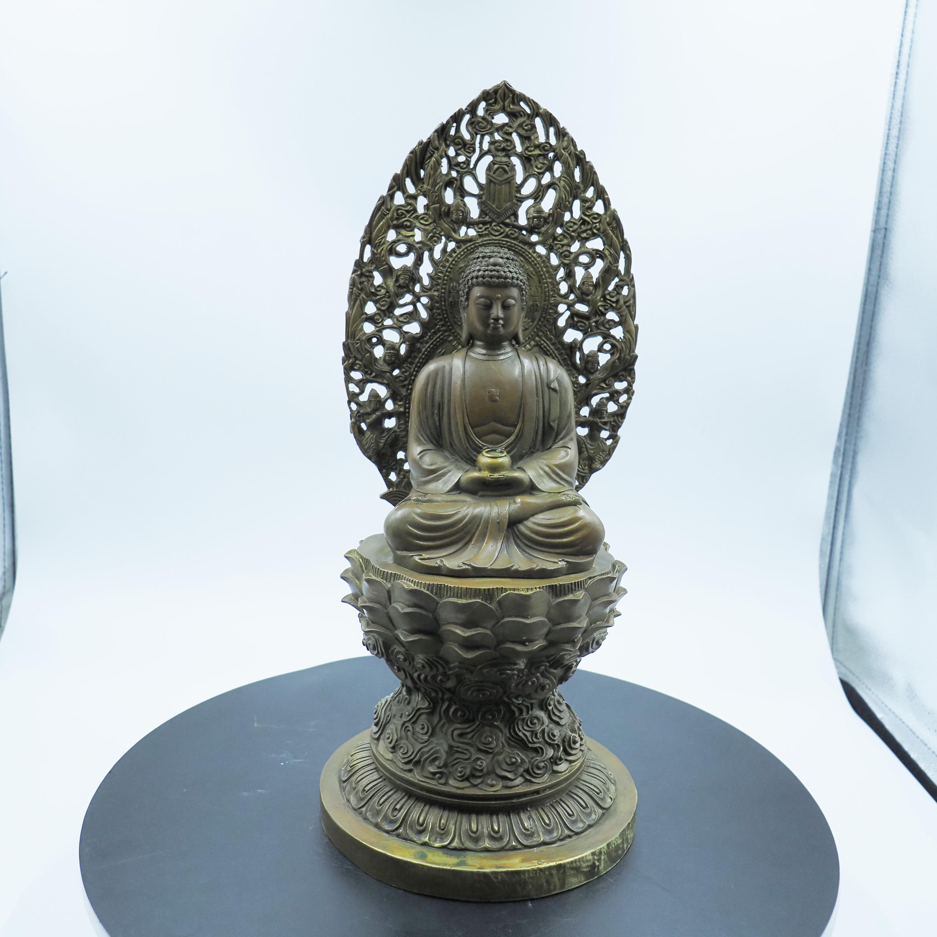 仏像 置物 | 大日如来（インテリア・寝具・収納）の通販 銅像 銅製 