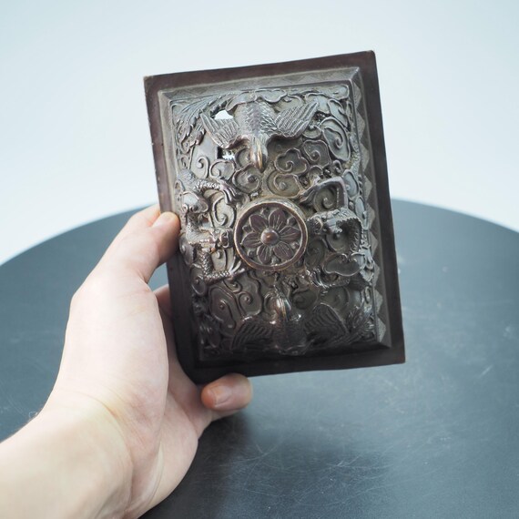 銅製香炉収納箱：四神獣図 - Etsy 日本