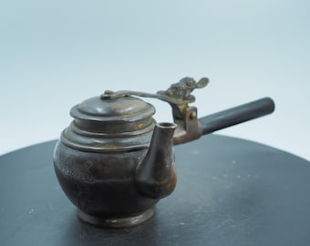 Antique Style Copper Kettle: Traditional Herbal Medicine Pot