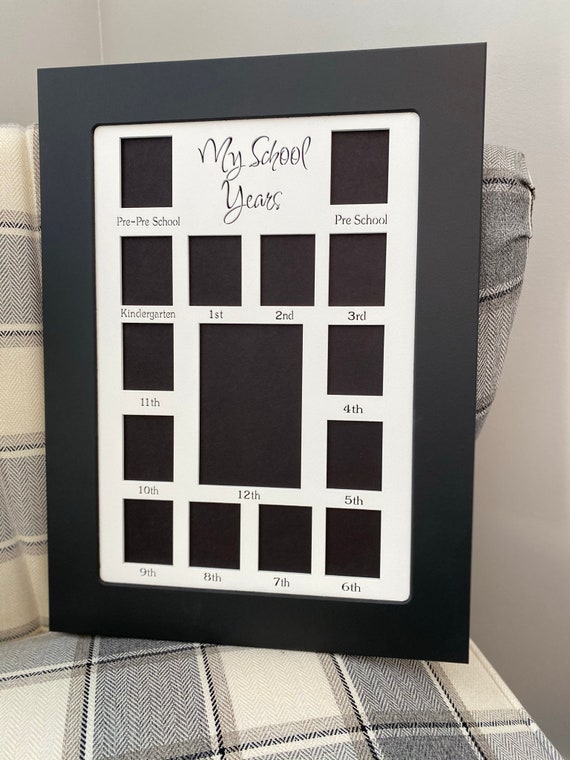 My School Years Photo Frame Graduation Pre school High School