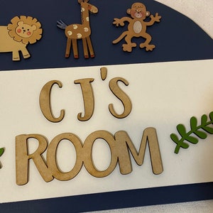 Personalized Room Sign for Boys image 3