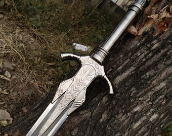 Handmade Dark Souls Artorias Sword – Gaming Collectible Display Prop | Elden Ring & Bloodborne Inspired