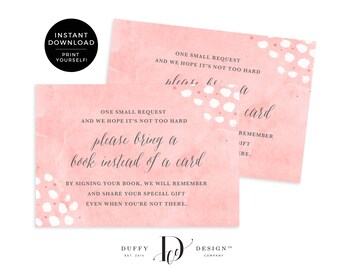 Bring a Book Card - Etsy