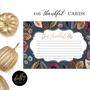 Reconnaissant pour les cartes, cartes de correspondance de Thanksgiving, cartes de Thanksgiving, cartes de place de Thanksgiving, décor de table de Thanksgiving, cartes de place de vacances