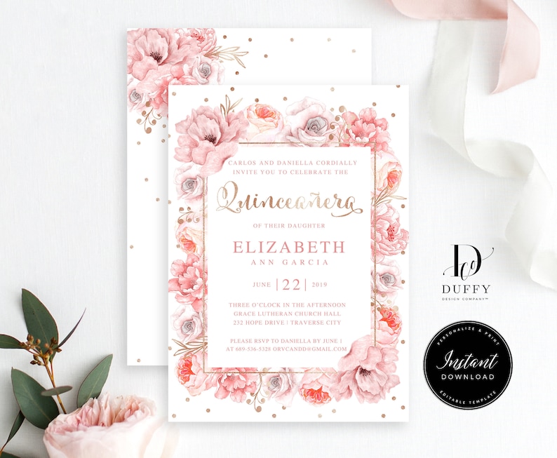EDITABLE Blush Crimson Quinceañtechnology Invitation Template, Printable Quinceañgeneration Birthday Celebration Invitation Template, Mis Quince, Instantaneous Obtain photograph about Printable Quinceanera Invitations known as EDITABLE Blush Crimson Quinceañgeneration Invitation Template, Printable Quinceañgeneration Birthday Social gathering Invitation Template, Mis Quince, Immediate Down load