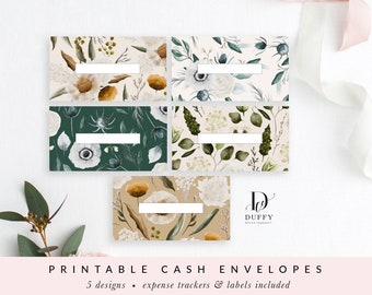 Fancy Printable Cash Envelope Inserts Money Envelope System - Etsy