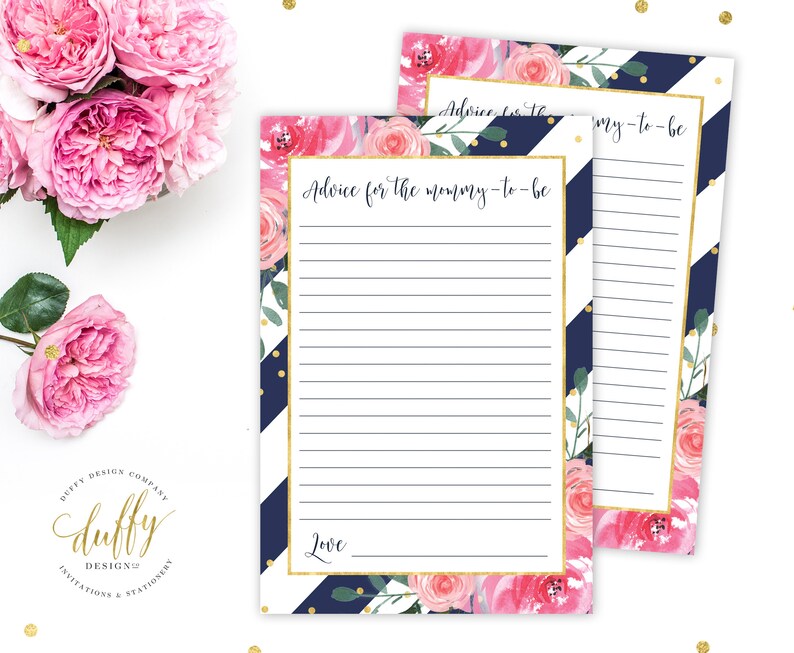 Advice Card for Mommy to Be Advice for Mom Printable Advice - Etsy