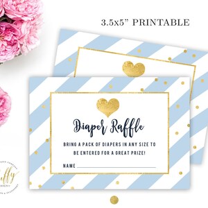 Diaper Raffle Insert Card, Diaper Raffle Ticket, Diaper Raffle Insert, Baby Shower Raffle, Diaper Raffle Printable, INSTANT DOWNLOAD, 3.5x5