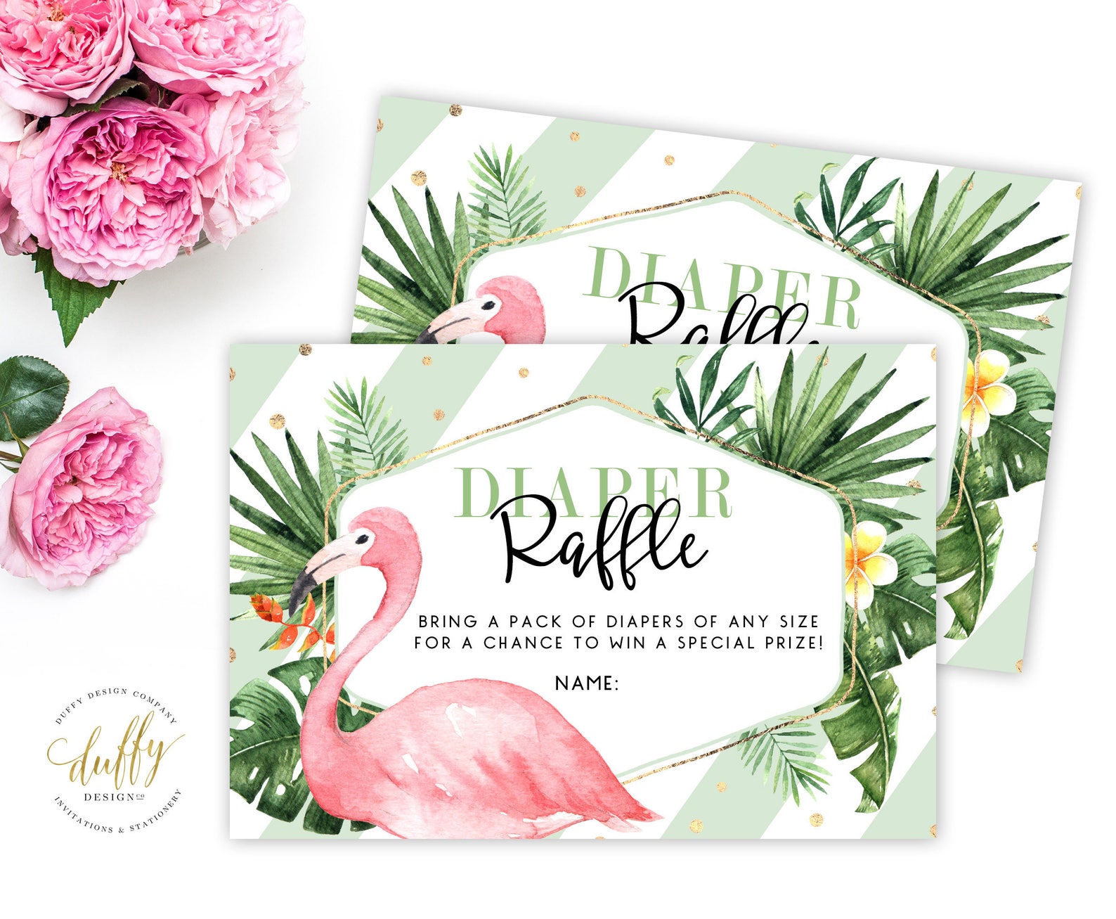 Diaper Raffle Ticket Diaper Raffle Insert Card Diaper Raffle - Etsy