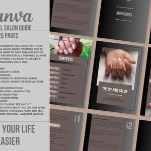 DIY Manicure & Pedicure eBook: 25-Page Nail Care Guide (PDF Manual