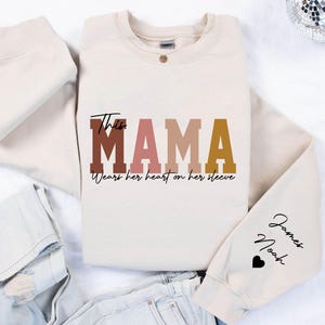 Personalisiertes Mama Shirt, personalisiertes Mama Shirt, Muttertagsgeschenk, Geschenk für Mama, neue Mama Geschenk