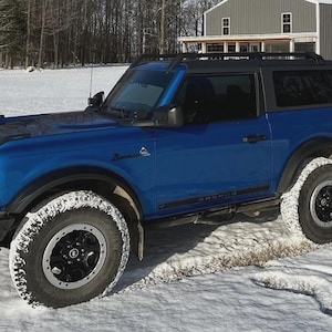 Fits Ford Bronco Side Stripe Decals Mountains Graphics 4x4 Stickers
