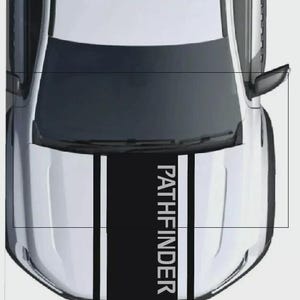 Fits Nissan Pathfinder Bonnet Stripe Graphics Any Year Decals Stickers