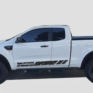 Fits Ford Ranger Rocker Door Side Stripe Graphics Both Sides Decals Wildtrak