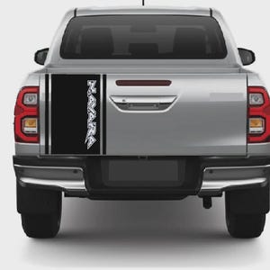 Fits Nissan Navara Rear Stripes Graphics Tailgate Decals Any Year Stickers