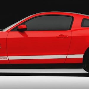 Fits Ford Mustang Side Stripes Graphics Any Year Any Model Decals Stickers GT500