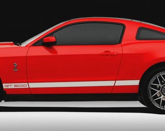 Passend für Ford mustang Side Stripes Grafiken Jedes Jahr Jedes Modell Abziehbilder Aufkleber ST500