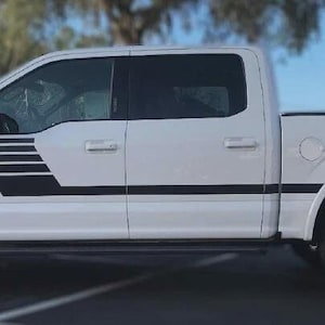 Past op Ford F150 zijstreep graphics hockeypijlstickers aan beide zijden