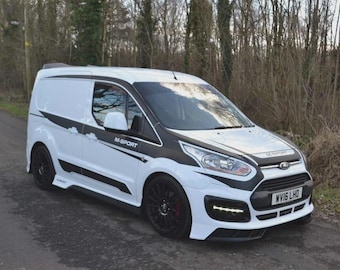 Passend für Ford Übergang Turnble M Sport Grafiken Kit Abziehbilder Beliebig Logo SWB