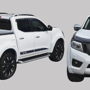 Fits Nissan Navara Side Graphics Bonnet Rear Stripes Decals Nguard Tekna