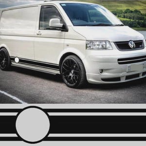 Fits VW Transporter Graphics Side Stripes Camper Decals T4 T5 T6 Both Sides