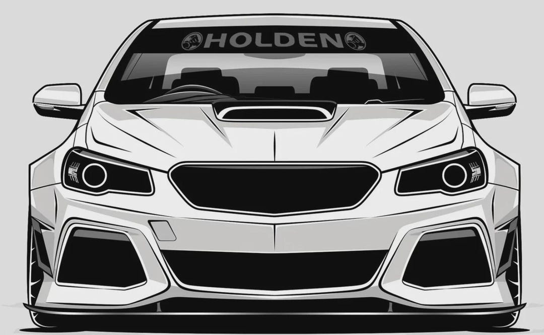 Holden Raster Graphics Fits Holden Any Model Sunstrip Vinyl Graphics Decals Windshield Banner ...