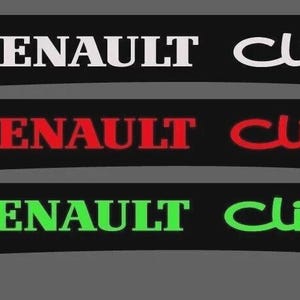 Fits Renault Clio Sunstrip Graphics Windshield Banner Decal