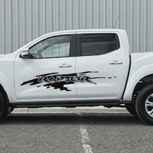 Convient aux autocollants de portières latérales Ford Ranger Raptor toutes les années