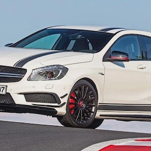 Fits Mercedes Benz A Class Graphics Bonnet Roof Rear Side Stripes Decals