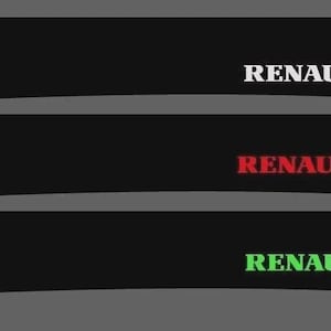 Fits Renault Clio Sunstrip Graphics Windshield Banner Decal